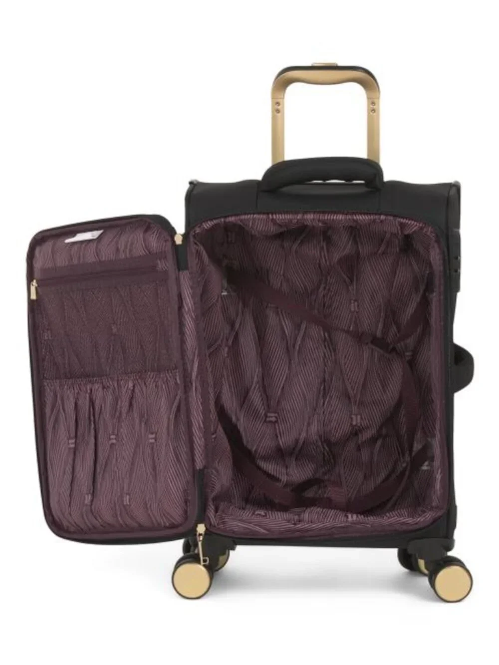 IT LUGGAGE 22in Glimmering Softside Carry-on Spinne